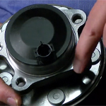 Back of Wheel Hub Assembly Showing Mounting Flange Surface